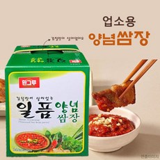 양념장 식당 전용 쌈장 흰그루 14kg 대용량 업소용, 1개