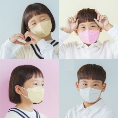 에이앤피 KF94 유아 어린이 소형 마스크 100매, 혼합(색상별 25개), 20개, 5매입