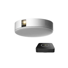 Aladdin X2 Plus 무선 HDMI 커넥터 세트 알라딘 엑스2 플러스 프로젝터 900 ANSI 루멘 천장 조명 LED 실링 라이트 스피커 TV 풀HD 가정용 영화 홈시어터 단초점 스마트폰 지원 블루투스 게임 블루레이 Harman Kardon 돌비 오디오 플러스