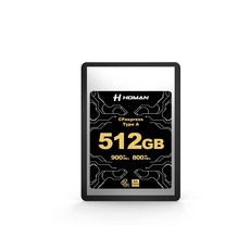 HOMAN CFexpress Card Type A 900MBs 800MBs) 호먼 메모리 카드 (최대 읽기 최대 쓰기, 1개