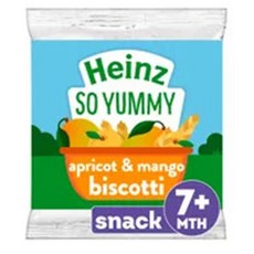 Heinz 헤인즈 딩고망고 앤 살구 비스코티 스낵 7개월이상 60g 4팩, 4세트