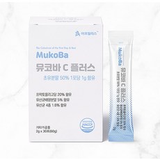 뮤코바 C 플러스 초유 단백질 포스트바이오틱스 프리바이오틱스 유산균 30포, 1개, 단품