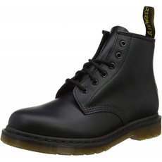 Dr. Martens-Unisex-Adult 101 6 Eye Boot 5 UK Black Smooth