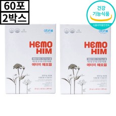 에터미 해모힘 헤모힘 면역기능 개선 영양제 60포 2박스, 2개, 1200ml