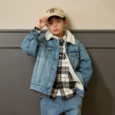 [인디고뱅크키즈] 50% SALE~~ 뽀글이 데님 자켓 IKJP23W12_NC신구로점