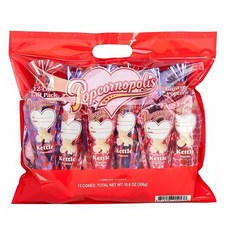 [미국직배송]팝코노폴리스 12콘 발렌타인 선물팩 Popcornopolis 12-Cone Valentine's Day Gift Pack, 1세트, 306g