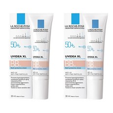 La Roche-Posay Uvidea XL BB Cream SPF 50+ Shade Light 라로슈포제 유비데아 크림 쉐이드 라이트 30ml 2팩, 1개, 단일색상