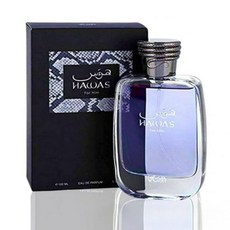 RASASI Hawas for Men Eau de Parfum 스프레이 3.33온스, Aromatic Aquatic_3.4 Fl Oz (Pa, 1개