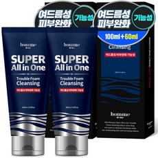 아케이 옴므 슈퍼올인원 트러블 폼클렌징 2개 160ml