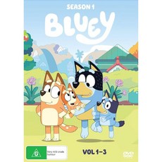 블루이 Bluey 볼륨 1-3 DVD