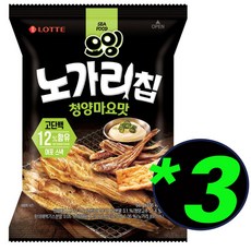 오잉 노가리칩60g * 3 개 롯데 혼술안주 맥주안주 파티 과자세트 과자 스낵 60g 3개 60g 상품 이미지