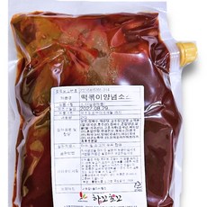 포장마차떡볶이소스 2kg 분식집 전문점용 떡복이액상양념, 1개