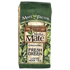 Mate Factor 유기농 예르바 마테 루즈 허브티 프레시 그린 340g(12oz), Mate Factor 유기농 예르바 ..., 340g, 1개, 1개입