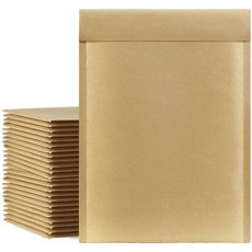 UCGOU 7.25x12" 천연공예 버블 메일러 자체 봉인 25pcs 봉투 : 사무용품