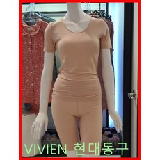 [현대백화점][비비안]VIVIEN 여성반팔기본 텐셀소재 내의상의하의세트 (LG7399SET)