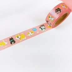 아트박스/위드미 마인드웨이브 시바 15mm 마스킹테이프 (93695시바핑크), 본품