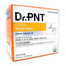 [정품] 닥터피엔티 액티브B컴플렉스 활력비타민B vitaminB, 3개, 120정