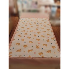 모던하우스 마미허그 소프트워싱 리틀치타 낮잠줄누비 양면패드 100X150 CZ2224006, 사진참조
