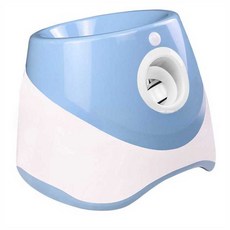 강아지공발사기 스마트 애견 테니스 공 발사기 훈련용, 연파랑 6개 USB 충전, 1개