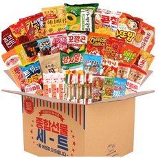 컨텐츠참조 레트로 종합 과자선물세트, 6세트, 과자 35p + 간식상자 랜덤발송