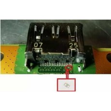 10 개-100 개 PS5 플레이 스테이션 5 HDMI 포트 교체 0201 커패시터 캡 SMD 수리 필터, 1) 10pcs