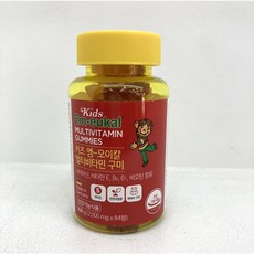 그린스토어 키즈 엠오이칼 멀티비타민 구미 어린이 영양제 (2000mg x 84정), 1개, 84정