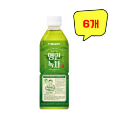 (무료배송) 명인 녹차 500ml x 6개