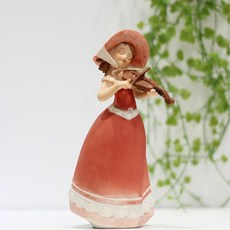 바이올린 연주 소녀 미니어처 카페인테리어 카페데코