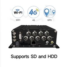 염경환블랙박스 홈쇼핑블랙박스 트럭 버스용 차량 모바일 Dvr 9808 블랙박스 운전 레코더 4G GPS 와이파이 8 채널 Mdvr, 3)with GPS  아무도 - mdvr