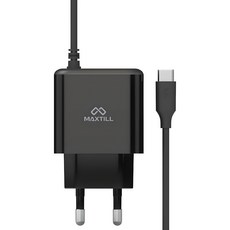MAXTILL 25W Type C一體式PPS超高速充電線 GM-TCW25C, 1個, 黑色