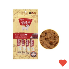 애견 식품 이 맛 소고기 눈물 억제 눈건강 4p, 1개, 60g