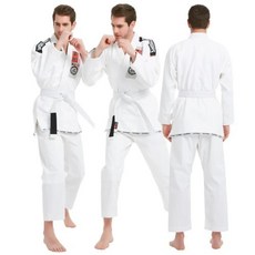 브라질 Jiu Jitsu Gi Bjj 기모노 블루 450 g MMA 유니폼 프리수축 그래플링 Gis 남성 여성용 흰색 벨트