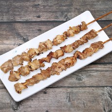 직화구이 롱 초벌 닭꼬치 120g 숯불 바베큐 꼬치구이 캠핑, 100개