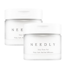 Needly | Exfoliating Facial Pads with BHA & PHA | Daily Toner Pad | for Pore Tig, 60매입, 2개