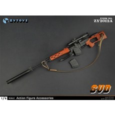피규어재고 있음 1/6 ZYTOYS ZY2012 SVD / SVDS 무기 모델 Toy Fit 12 ''soldier Figure, 01 A