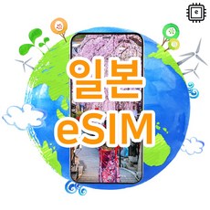 eSIM 일본이심 소프트뱅크 로컬심 실시간개통 일본esim, 5G 속도 지원 매일3GB, 10일