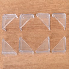 투명 테이블 모서리 몰딩 안전가드 접착식 보호캡, 단일상품