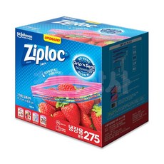 지퍼락 더블 지퍼백 중형, 275매, 1개