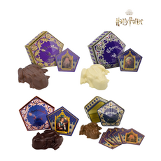 [Harry Potter] 해리포터 굿즈 샵 개구리 초콜릿 랜덤 홀로그램 마법사 카드 Harry Potter Chocolate Frog Keepsake, 개구리 다크 초콜릿 & 마법사카드 1장, 1개
