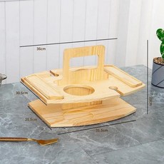 와인 걸이 랙 선반 병 거치대 홈바 유리 맥주 스탠드 행어 안경 홀더 나무 목재 키트, 1. B, 1개