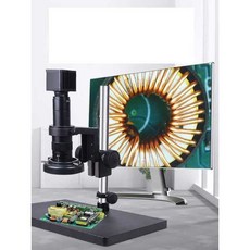  전자현미경 실체현미경 디스플레이 실체 디지털 확대경 산업용, HD 전자현미경 + 10인치 디스플레이 