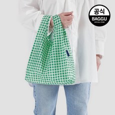 BAGGU 베이비 그린 깅엄