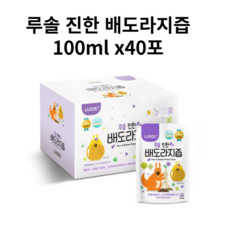 루솔이 만든 진한 배도라지즙 선물세트, 100ml, 40개