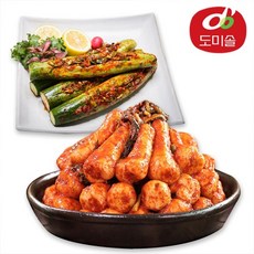 도미솔김치 [도미솔] 박미희 총각김치 3kg+오이통김치 2kg