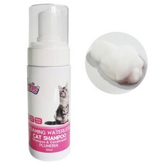 고양이 목욕용품 거품샴푸 150ml 푸르메리아향, 1개