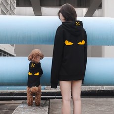 RGQZZ004강아지 커플룩, 1개, 블랙애견