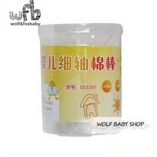 소매 180 개/갑/팩 아기 코 튼 더블 엔드 면봉 얇은 스틱 아기 목화 면봉 180 pcs/수 아기 목화 면봉 어린이 수, 단일옵션선택개