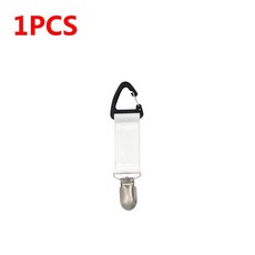 여행 모자 클립 야외 동반자 휴대용 보관 다목적 밀짚 장갑, 1pc white