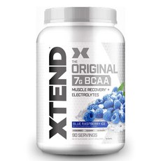 엑스텐드bcaa 7000mg 가루 분말 파우더 무설탕 블루 라즈베리 아이스 90회분, 126kg, 1개