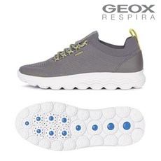 제옥스 GEOX제옥스 남성 New 21 SS 컴포트 데일리 니트 스니커즈 스페리카 M1X5BYA1S71 그레이